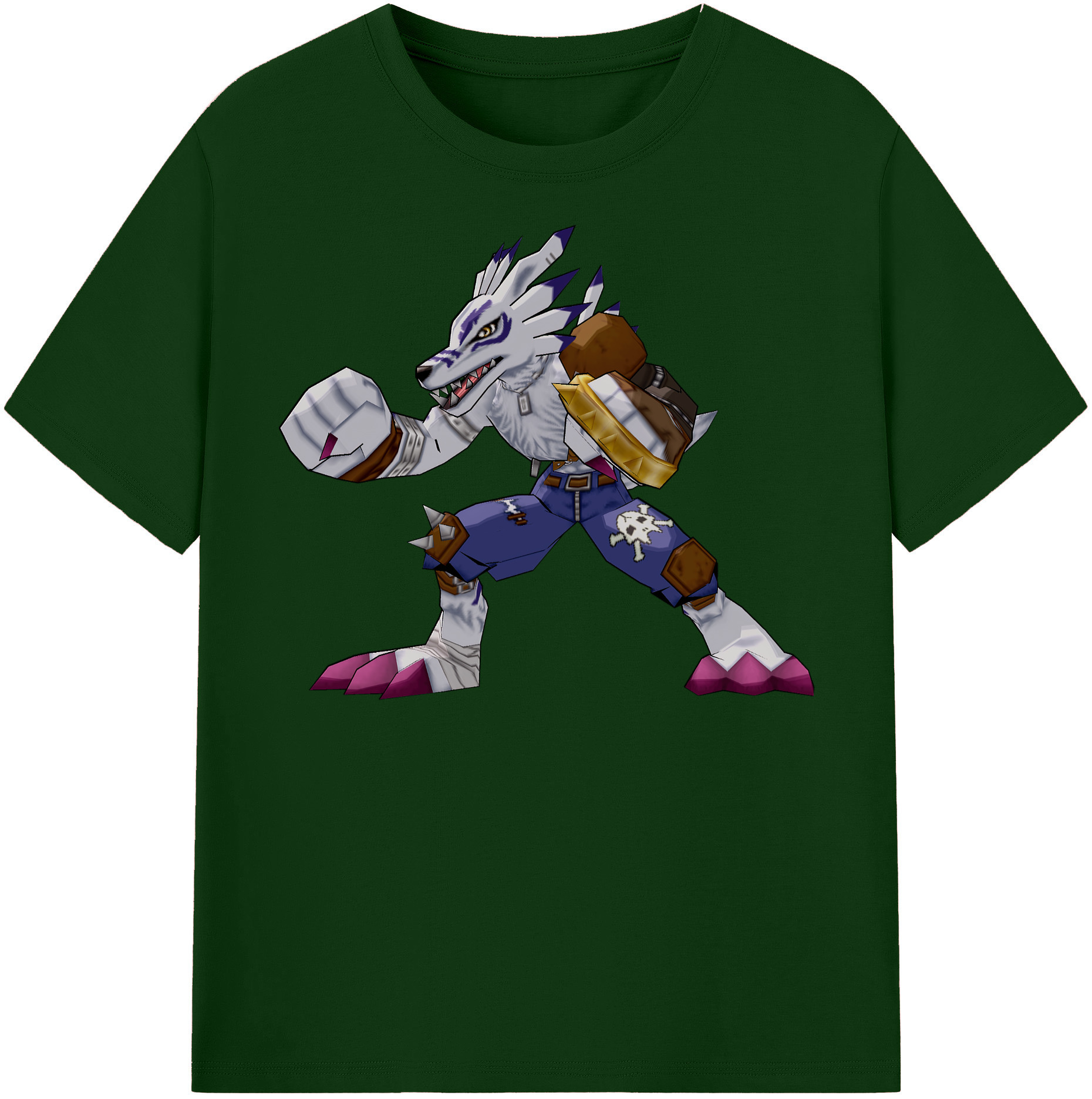 （画像用） Digimon デジタルモンスター/デジモン 綿100％半袖Tシャツ（フロントプリント）